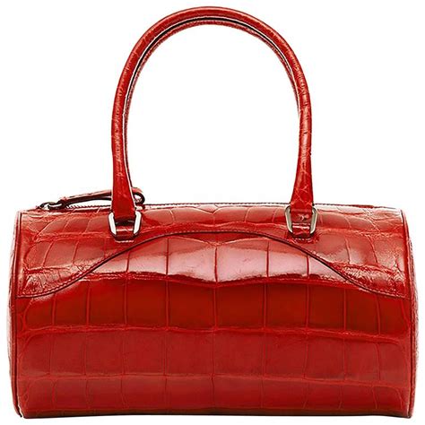 prada handbags red inside|vintage red Prada handbag.